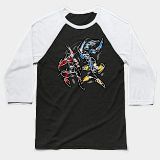 Martial Art Robots Baseball T-Shirt